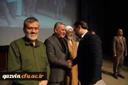 آیین تکریم و معارفه سرپرست  دانشگاه فرهنگیان قزوین برگزار شد   7