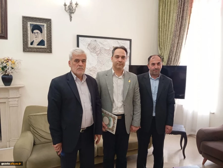 دیدار سرپرست دانشگاه فرهنگیان استان قزوین با شهردار قزوین  2