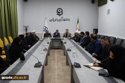 برگزاری نشست با حضور مشاور مدیرکل دفتر مرکزی حراست دانشگاه فرهنگیان در دانشگاه فرهنگیان استان قزوین