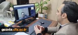برگزاری جلسه مجازی رئیس دانشگاه فرهنگیان قزوین با اعضای هیأت علمی 2