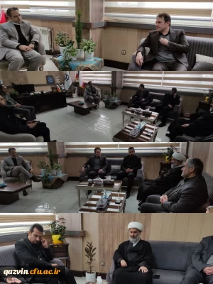 دیدار رئیس دانشگاه فرهنگیان استان قزوین با رئیس جهاد دانشگاهی استان