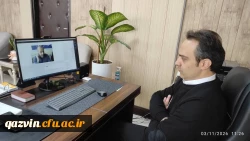نشست مجازی رئیس دانشگاه فرهنگیان استان قزوین با استادان برگزار شد  2