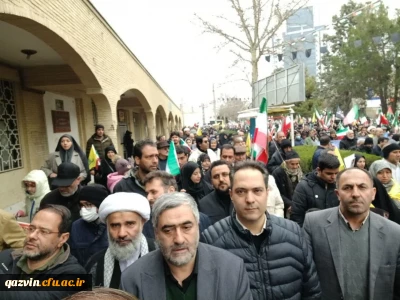 تجلی همبستگی دانشگاه فرهنگیان قزوین در راهپیمایی روز جهانی قدس