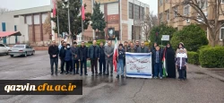 تجلی همبستگی دانشگاه فرهنگیان قزوین در راهپیمایی روز جهانی قدس 3