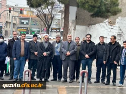 تجلی همبستگی دانشگاه فرهنگیان قزوین در راهپیمایی روز جهانی قدس 7