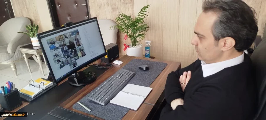 حضور رئیس دانشگاه فرهنگیان استان قزوین در نشست مجازی وزیر آموزش و پرورش با رؤسای استانی دانشگاه فرهنگیان 2