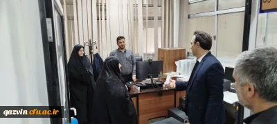 بازدید رئیس دانشگاه فرهنگیان استان قزوین از وضعیت فضاهای فیزیکی و محوطه دانشگاه
