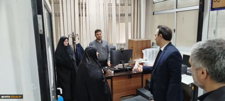 بازدید رئیس دانشگاه فرهنگیان استان قزوین از وضعیت فضاهای فیزیکی و محوطه دانشگاه 2