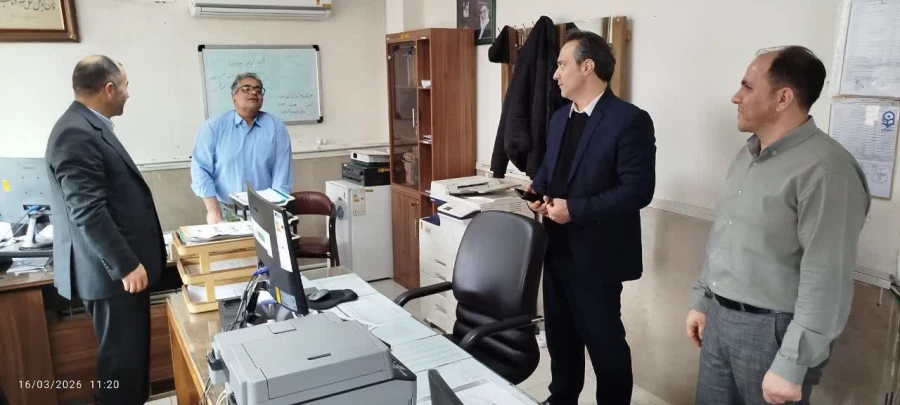 بازدید رئیس دانشگاه فرهنگیان استان قزوین از وضعیت فضاهای فیزیکی و محوطه دانشگاه 3