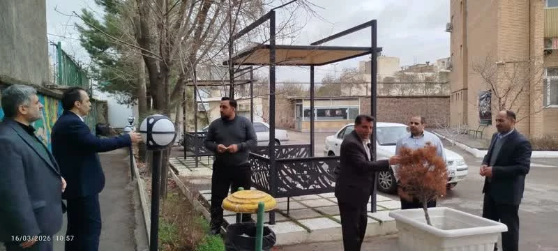 بازدید رئیس دانشگاه فرهنگیان استان قزوین از وضعیت فضاهای فیزیکی و محوطه دانشگاه 5