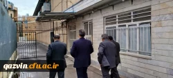 بازدید رئیس دانشگاه فرهنگیان استان قزوین از وضعیت فضاهای فیزیکی و محوطه دانشگاه 6