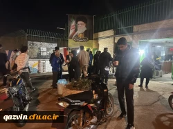 موکب دانشگاه فرهنگیان قزوین در شب های حضور و همبستگی مردم  6